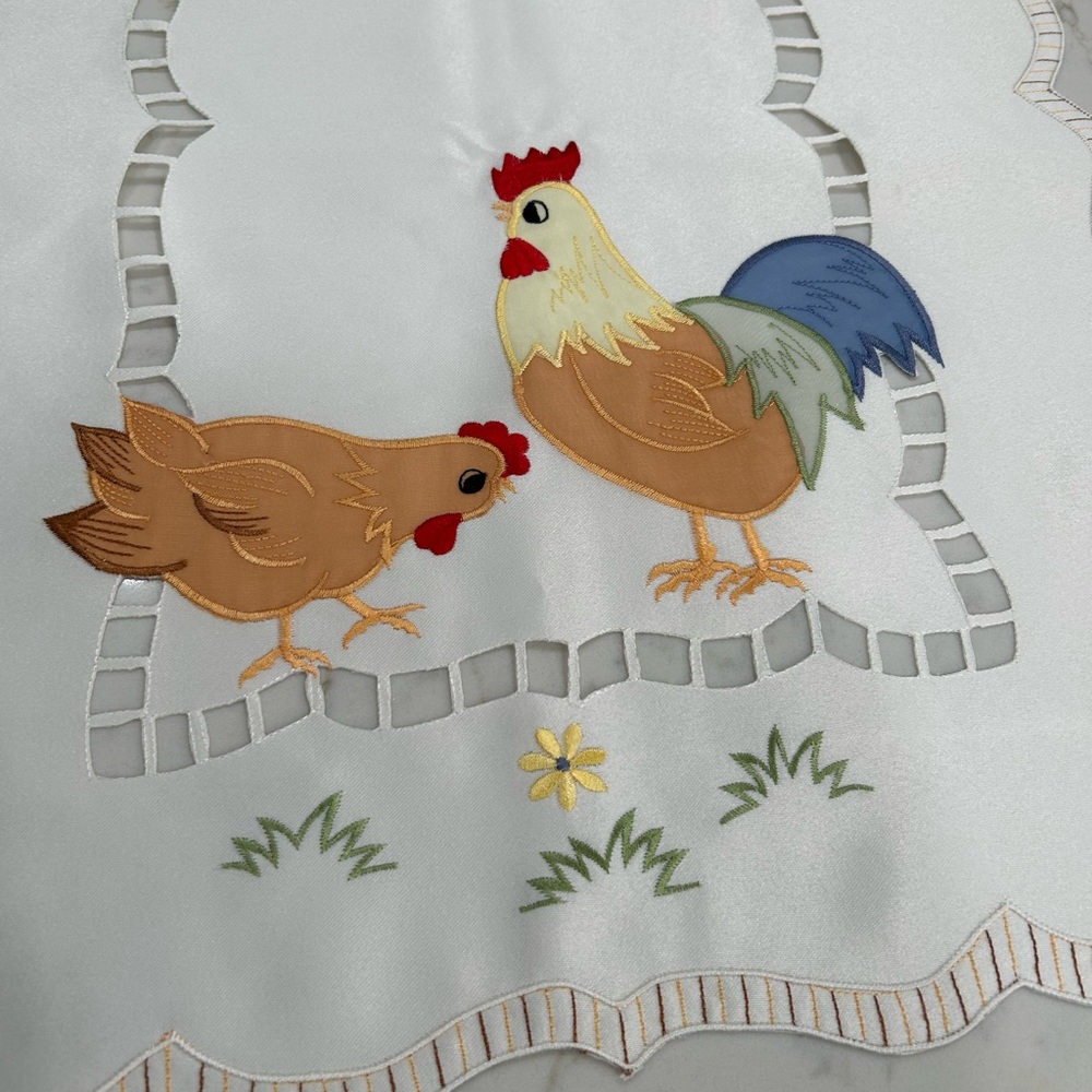 Rooster Table Runner